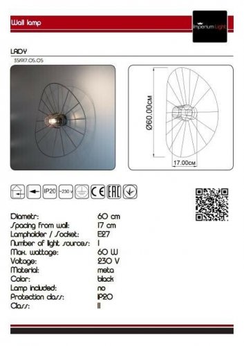 Бра Imperium Light 351917.05.05 Lady