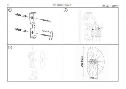 Бра Imperium Light 351917.05.05 Lady
