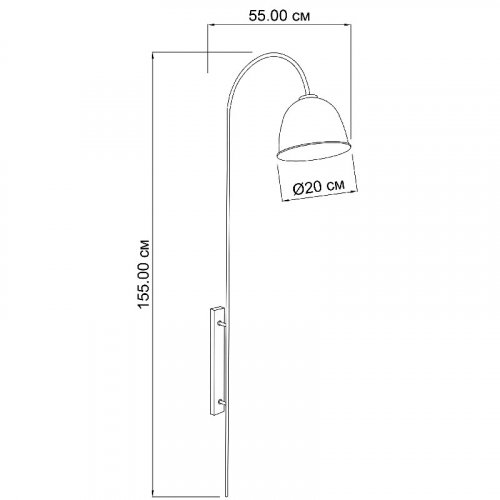Настінний світильник Imperium Light 324155.05.05 Baltimore