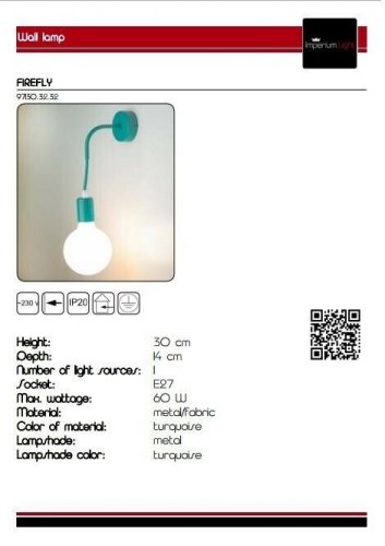 Бра Imperium Light 97130.32.32 Firefly