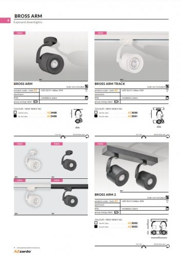 Спот Azzardo AZ3502 Bross Arm 2 (white)