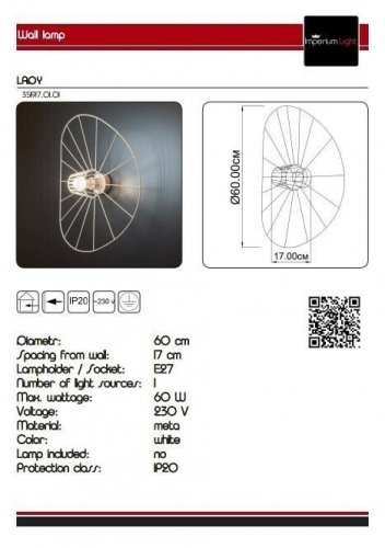 Бра Imperium Light 351917.01.01 Lady