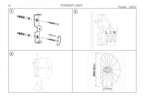 Бра Imperium Light 351917.01.01 Lady