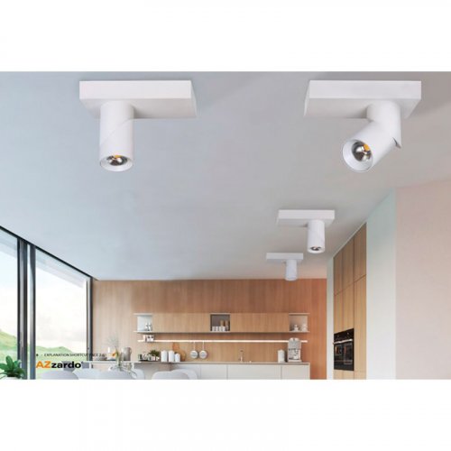 Спот Azzardo AZ3509 Santos Exposed Round (black)