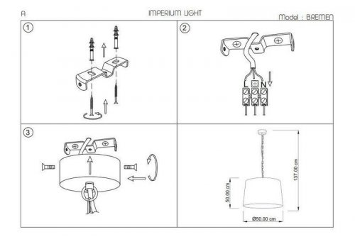 Люстра Imperium Light 63555.05.05 Bremen 