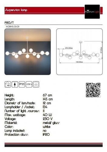 Люстра  Imperium  Light  14011145.01.01  Frost
