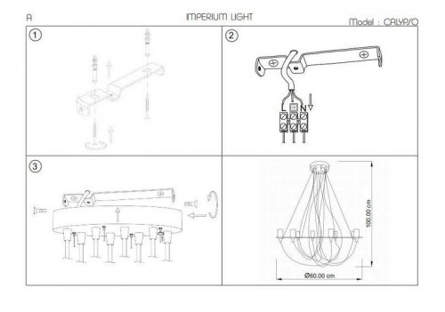 Люстра Imperium Light 46860.01.16 Calypso