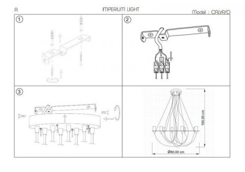 Люстра Imperium Light 46860.05.01 Calypso