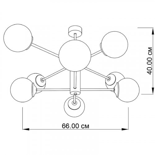 Люстра Imperium Light 256866.01.23 Atlant