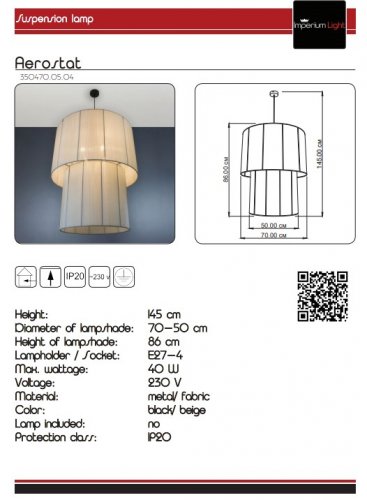 Люстра Imperium Light 350470.05.04 Aerostat