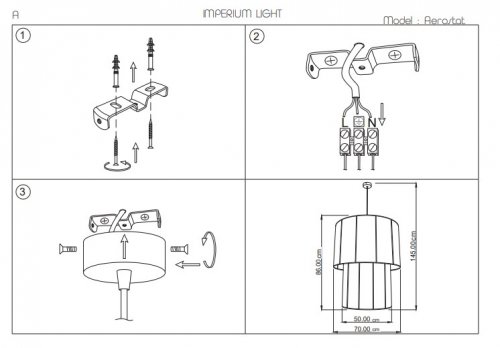 Люстра Imperium Light 350470.05.04 Aerostat