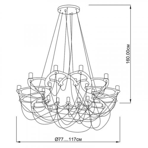 Люстра Imperium Light 1492477.05.05 Daisy