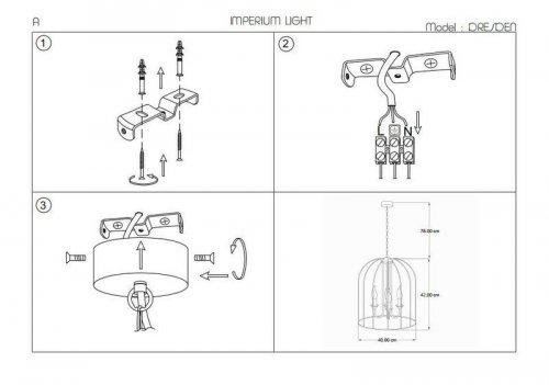 Люстра Imperium Light 64440.01.01 Dresden