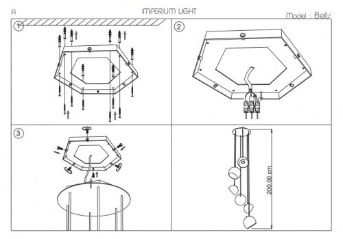 Люстра Imperium Light 31763.01.01 Bells 