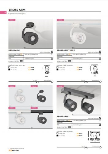 Спот Azzardo AZ3503 Bross Arm 2 (black)