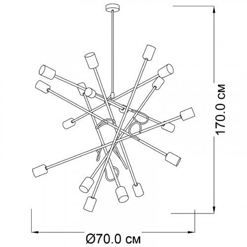 Люстра Imperium Light 2081870.05.05 Gerona