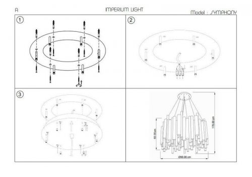 Люстра Imperium Light 1833290.01.01 Symphony