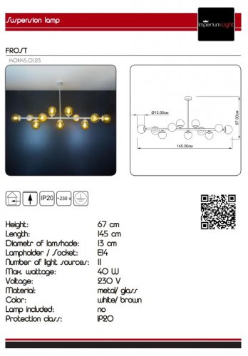 Люстра  Imperium  Light  14011145.01.23  Frost