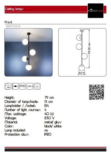 Люстра Imperium Light 262479.05.01 Frost