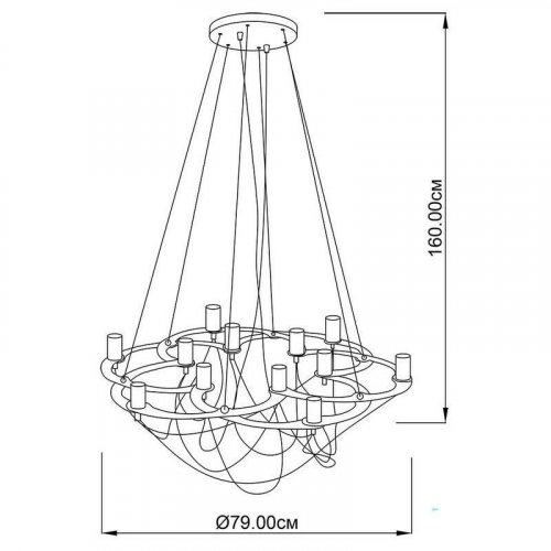 Люстра Imperium Light 1491279.01.16 Daisy