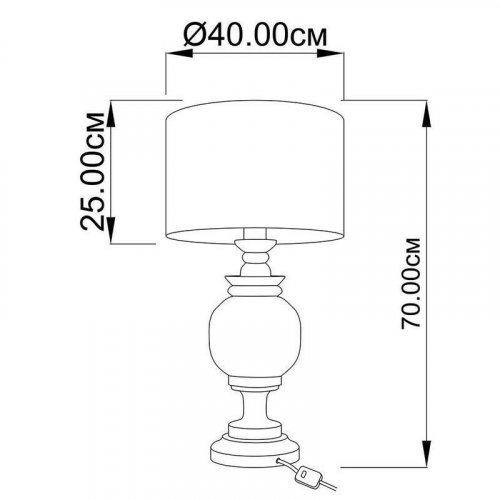 Настільна лампа Imperium Light 1171170.04.04 Bergen