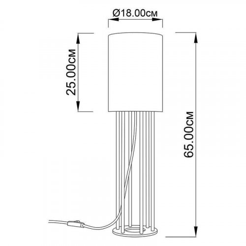 Настільна лампа Imperium Light 113165.05.16 Dubai