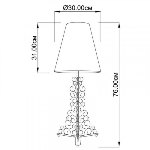 Настільна лампа Imperium Light 162176.05.05 Scarlett 