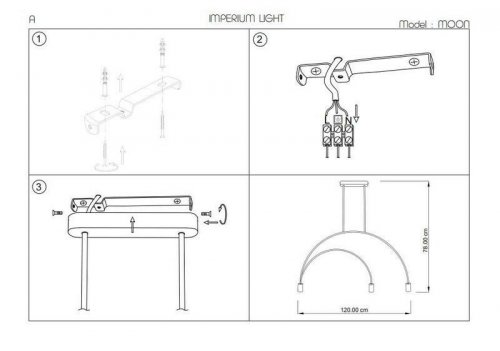 Подвесной светильник Imperium Light 114378.05.05 Moon