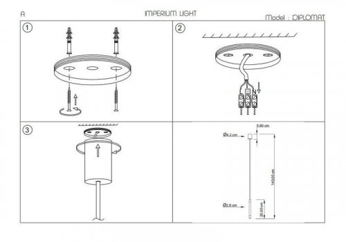 Підвісний світильник Imperium Light 200120.05.05 Diplomat 