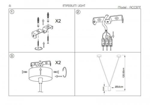 Подвесной светильник Imperium Light 139110.05.05 Accent