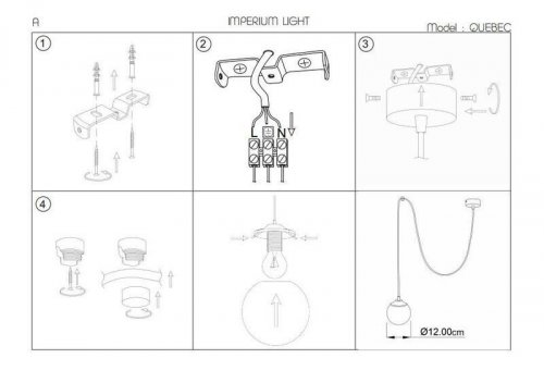 Подвесной  светильник  Imperium  Light  1571162.05.01  Quebec