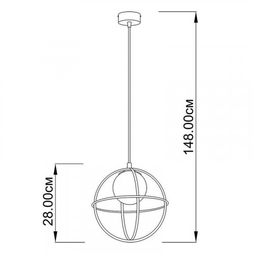 Підвісний світильник Imperium Light 174127.01.01 Da Vinci