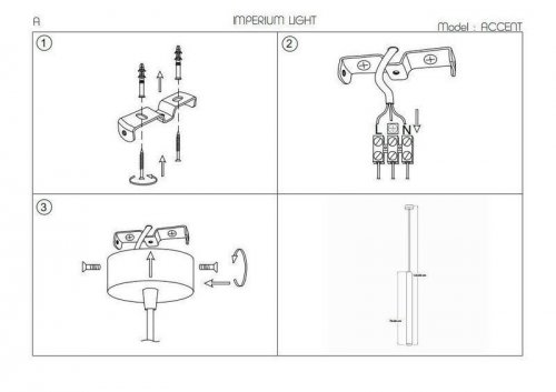 Підвісний світильник Imperium Light 47170.05.16 Accent