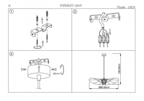 Подвесной светильник Imperium Light 35160.01.01 Lady