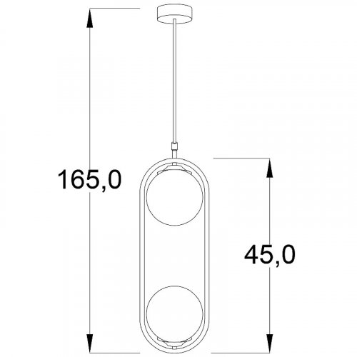Подвесной светильник Imperium Light 257245.05.01 Twins