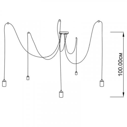 Підвісний світильник Imperium Light 775200.05.05 Spider