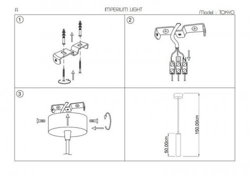 Подвесной светильник Imperium Light 48150.01.01 Tokyo