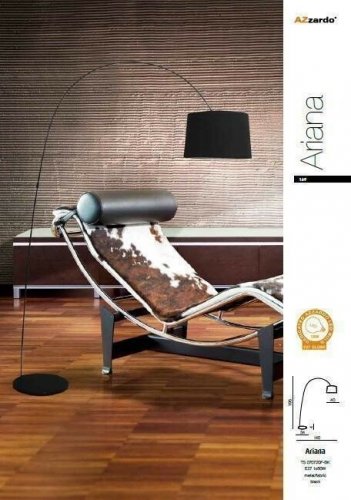 Торшер Azzardo AZ0002 Ariana (TS070720F-BK) (15784)