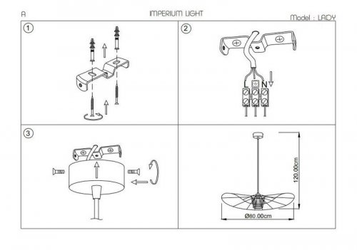 Подвесной светильник Imperium Light 35180.01.01 Lady