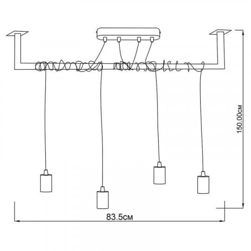 Підвісний світильник Imperium Light 110440.05.16 Victoria