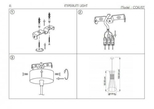 Подвесной  светильник  Imperium  Light  84150.01.27  Corset