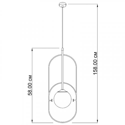 Підвісний світильник Imperium Light 320158.12.01 Art deco