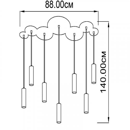 Підвісний світильник Imperium Light 203788.05.05 Kate