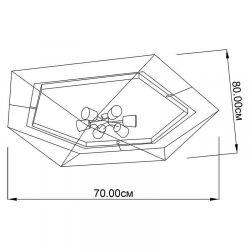 Стельовий світильник Imperium Light 143680.01.01 Clouds