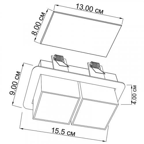 Точковий світильник Imperium Light 304212.01.01 R2D2