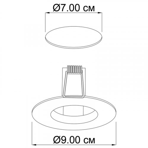Точковий світильник Imperium Light 38419.05.05 Simple
