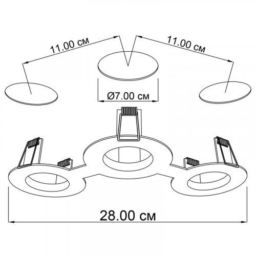 Точковий світильник Imperium Light 386328.01.01 Nerdy