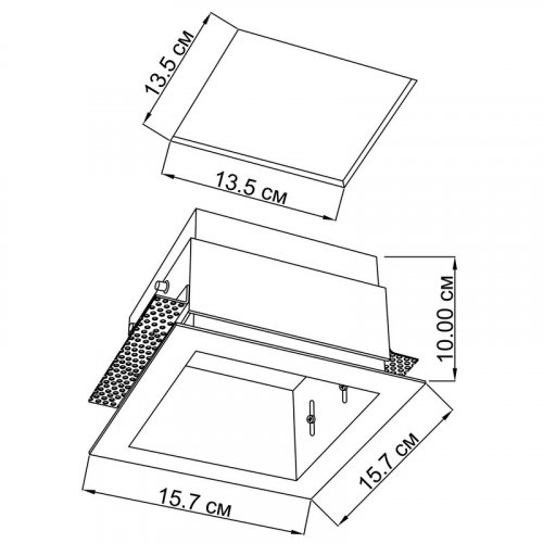 Точечный светильник Imperium Light 327116.05.05 Hubble