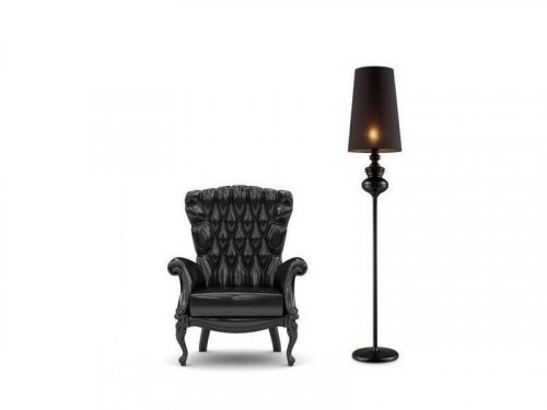 Торшер Azzardo AZ0063 Baroco floor (black) (AL7121-1-BK) (15763)