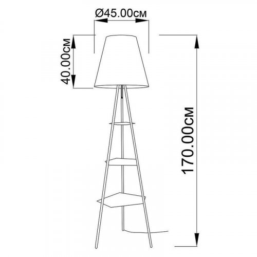 Торшер Imperium Light 1541170.01.01 Vinson